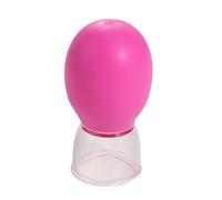 Silicone Facial Cupping Therapy - Random Color Vacuum Massage Cup,Silicone & Glass Skin Lifting, Gua Sha Facial Sculpting Tool for Face Neck Back Massage