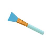 Silicone Facial Mask Brush Beauty Self Made Applicator Soft Head Portable Face Mask Brush Face Mask Brush Set Dis(Blue)