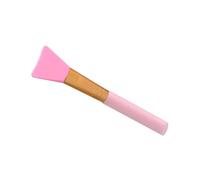Silicone Facial Mask Brush Beauty Self Made Applicator Soft Head Portable Face Mask Brush Face Mask Brush Set Dis(Pink)