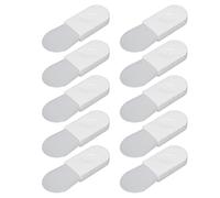 Silicone Facial Mask Brush Silicone Face Mask Applicator Soft Portable Professional Clay Mask Brush for Spa Facial Skincare 10pcs Set (Tongue thumb style)