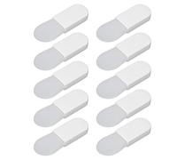 Silicone Facial Mask Brush Silicone Face Mask Applicator Soft Portable Professional Clay Mask Brush for Spa Facial Skincare 10pcs Set (Short tongue)