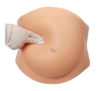 Silicone Fake Belly | Practical Joke Props | Silicone Prank Pregnancy Belly - for April Fool's Day Office Role Play Cosplay Photography Stage Performance Filming