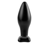 Silicone fantasy anal plug medium - Depth: 50 mm, Couleur: Black, Rayon: Couple, Length: 140 mm, Width: 80 mm