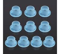 Silicone Faucet Sealing Gasket 25x15x13mm, Waterproof Leak-Proof Insulation for Ring for Quart Pipe Fittings, 10PCS Blue