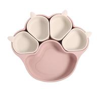 Silicone feeding mat for , s suction for - tableware to feed them with cat claw design - suction for , silicone divided plates, small