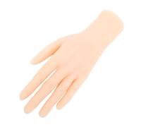 Silicone Female Hand Model, Realistic Silicone Hand Model Soft Flexible Mannequin Hand Female for Jewelry Display Nail Art Practice, Silicone Model Fake Hands for Beginner