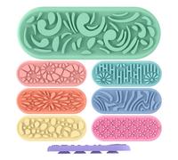 Silicone Fidget Sensory Blocks | Long-Lasting | 3.3x0.8x8.8cm | Soft After-School Play Toy Set | Kids Travel Dorm Picnic Stress Relief | Ergonomic Design | For Over 3 Years Old