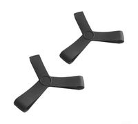 Silicone Fin Straps Keepers Elastic S/M/L Secure Fit(Black M (size 39-41))
