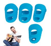 Silicone Finger Tip Protectors - Comfortable Finger Guard For Crafting, Sewing, Guitar Playing | Anti-Slip Silicone Finger Caps | Heat-Resistant Finger Guards | Finger Protectors For Daily Use