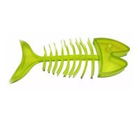 Silicone Fish-Shaped Soap Dish - Non-Slip Soap Holder Tray for Bathroom, Kitchen & Sink | Water-Draining Design | Flexible & Durable Silicone | Fun Fish Design (Green)