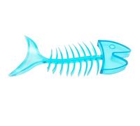 Silicone Fish-Shaped Soap Dish - Non-Slip Soap Holder Tray for Bathroom, Kitchen & Sink | Water-Draining Design | Flexible & Durable Silicone | Fun Fish Design (Blue)
