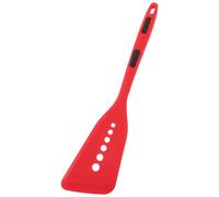 Silicone Fish Spatula with Long Handle for Non Stick Pans | Egg Turner, Heat Resistant Design, Red Finish, for Frying and Wok Use, Stylish Unique Shape