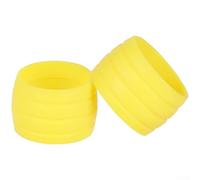 Silicone Fixing Band Road Bike, For Drop Handlebars With Handlebar Tape Types Wrapping(Yellow)