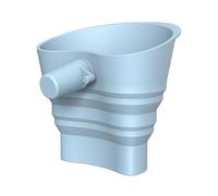 Silicone Flexible Foldable Pouring Funnel with 30 Degree Angled Spout Silicone Flour Funnel for Mixer Space Saving Foldable Mixer Accessories