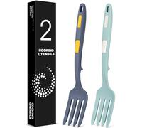 Silicone Flexible Long Handler, 11.6 Inch Heat Resistant Cooking Tool, Non Stick Mixer for Ingredients, Food Mash, Egg Whisk (GT)