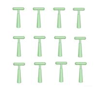 Silicone Float Seat for Fishing, 10-Pack Self-Locking, Slip-Proof & Anti-Snarl Float Stop, Float Adaptors Setup Green(M)