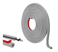 Silicone Floor Cable Cover 15 X 10 Mm Mount Wire Channel Protector, Flexible Semi-Round Cord Routing for Home Desks Exposed Wire Cord Concealment Guide Indoor Cable Tidy Desk Cover Floor Raceway Low