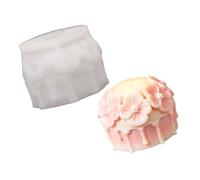 Silicone Flower Mold for Decorative Wax Projects, Round Blossom Craft Mold for Resin Casting, Soap Making and Creative Use Blossom Floral Casting Resin Craft Soap Round Wax Form