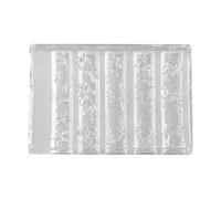 Silicone Flower Nail Molds, 7.8x5.2cm DIY Manicure Tools, Reusable 3D Decoration Plates, Crafting Accessories, Precise Embossing Kits, Artistic Nail Sculpting Sets, Creative Beauty Decor