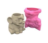 Silicone Flower Pot Mold Concrete Candlestick Holder Planter Cement Gypsum Planter Mold