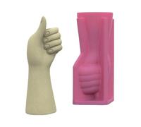 Silicone Flower Vase Mold Gesture Shape Flexible Ornament Molds Silicone Flowerpot Suitable for Crafting Planter Concrete Crafting
