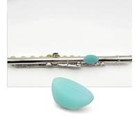 Silicone Flute Finger Rest for Thumb Support and Hand Protection - Lightweight, Beginner-Friendly Accessory for Band & Orchestral Flutes (3 x 2 x 1 cm, 10 g, Assorted Colors)