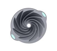 Silicone Fluted Cake Tins, Cake Mold Silicone Baking Trays Easy Demould Non-Sticky Non-Harmful Practical Design for Home Baking and Parties DIY Baking Tools (A, L)