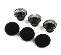 Silicone foam replacement ear tips compatible with For Plantronics For Voyager 5200 5220 earphones designed for noise reduction and comfort during active use (3pc m (14mm))