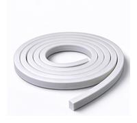 Silicone Foam Seal Strip 25-30mm x 1m Sponge Rubber Weather Seal Strip | High Density Square Sponge Rubber Weather Stripping Cord for Sealing Gap Blocker Insulation DIY Projects and General Use