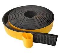 Silicone Foam Seal Strip, EPDM Silicone Flat Self Adhesive Foam Seal Strip Black 2-5mm x 10-30mm 10M(5mm x 25mm x 10M)