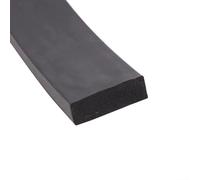 Silicone Foam Seal Strip EPDM Square Cord Sealing Black Weather Resistant 3x3-30x50mm 5 Meters(5x8mm)