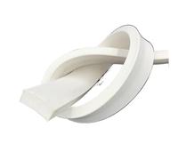 Silicone Foam Seal Strip, Insulation Foam White Silicone Sponge Strip 5 Meters Multiple Sizes for Door Window Gasket(5X20mm(5M))