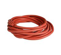 Silicone Foam Seal Strip, Sponge Rubber Weather Se Silicone Foam Seal Strip Silicone Foaming Seal Strip 3.28FT Red Round Solid Weather Stripping Door Window Weather Seal(30mm)