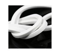 Silicone Foam Seal Strip White Square Rubber Sponge Sealing 10M for Doors Windows Gasket Multisize(10mm x 12mm)