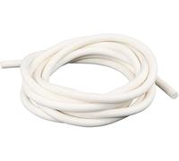 Silicone Foam Tape, 1M Silicone Rubber Sponge Strip, White Solid Foaming Cord, for Car Door Window Equipment Soundproof Sealing Strips(4Mm)