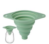 Silicone Foldable Funnel - Foldable Flexible Wide Mouth Silicone Kitchen Gadgets | Draining Tool Bottle Filling Funnel | for Wine Flour Liquid Powder Water