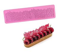 Silicone Fondant Lace Mat, Sugar Craft Impression Mold Edible Cake Molecular Cuisine Decorating, Single Flower