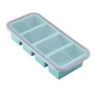 Silicone Food Storage Container BPA Free Microwave Safe Multi Compartment | Silicone, Airtight Lid, Freezer & Microwave Safe, 29.5x14.5x6cm, for ideal For Soups, Stews, Baking