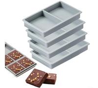 Silicone Food Tray Dividers, 4 Pieces, Designed for Harvest Right Freeze Dryer Medium Trays for Streamlined Freeze Drying Experience (Green)