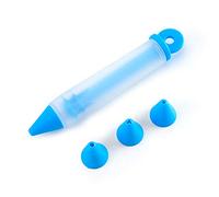 Silicone Food Writing Pen, Cake Desserts Decorating Pen DIY Baking Icing Piping Nozzle Tools Squeeze Cream Gun Decorative Baking Tools for Cake, Cookie