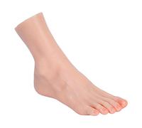 Silicone Foot fake feet Model, Mannequin, Toes Can Be Positioned Fetishist Beauty Props, Female Model Mannequin Realistic,Flesh,Right