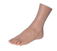 Silicone Foot fake feet Realistic, Female Model Built-in Bone Wrinkles on The Soles of The 1:1 Female Model Mannequin Realistic,Left,46