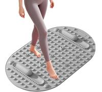 Silicone Foot Massage Pad 76x45cm Fitness Yoga Accessories Foot Massage Acupressure Mat with Double Ball Tracks for Home Gym Travel Daily