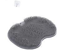 Silicone Foot Scrubber for Shower, Shower Foot Scrubber Mat, Multi-Functional Silicone Massage Mat (B)
