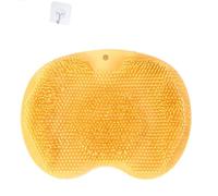 Silicone Foot Scrubber for Shower, Shower Foot Scrubber Mat, Multi-Functional Silicone Massage Mat (D)