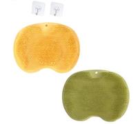 Silicone Foot Scrubber for Shower, Shower Foot Scrubber Mat, Multi-Functional Silicone Massage Mat (F)