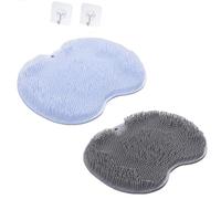 Silicone Foot Scrubber for Shower, Shower Foot Scrubber Mat, Multi-Functional Silicone Massage Mat (M)