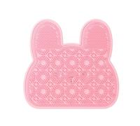 Silicone Foot Scrubber Mat Rabbit Shape Suction Cup Back