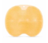 Silicone Foot Scrubber Mat, Suction Cups, Yellow, 105g, 20x28cm | , , Morning Foot Cleanse, For Wellness Focus