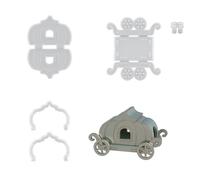 Silicone for Craft Christmas Pumpkin Carriages Art Featuring Festival Designs and Food Grade Materials Pumpkin Carriages